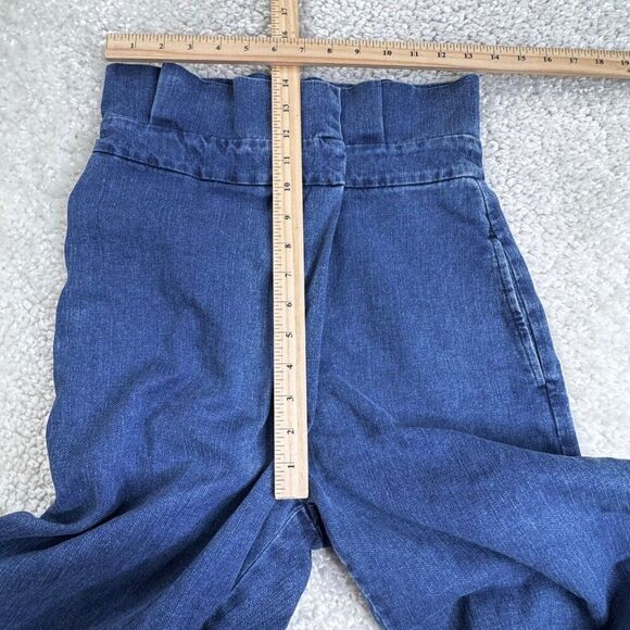Mara Hoffman Nikko Wrap Wide Leg Crop Jean - Picture 9 of 12